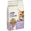 purina cat chow adult sensitive salmone - alimento completo per gatti adulti per pelle e digestione
