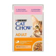 purina cat chow sens salmone zucchine - alimento umido completo per gatti sensibili 85 gr
