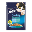nestle' purina felix gatto ghiottonerie doubly delicious jelly sardine salmone 85gr (bustina)