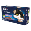 nestle' purina felix gatto ghiottonerie preferite jelly manzo/pollo/salmone/tonno 12x85gr (bustina)