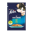 purina felix le ghiottonerie in gelatina tonno - alimento completo per gatti adulti 85 gr