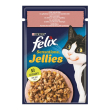 nestle' purina felix gatto sensations jellies salmone gamberetti 85gr (bustina)