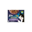 purina felix sensations selezioni saporite in salsa - alimento completo per gatti adulti 12 x 85 gr