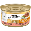 purina gourmet gold delizie in salsa salmone - alimento completo per gatti adulti 85 gr