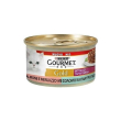 purina gourmet gold intrecci salmone e merluzzo - alimento completo per gatti adulti 85 gr