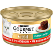 purina gourmet gold tortini manzo e pomodoro - alimento completo per gatti adulti 85 gr