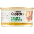 purina gourmet nature’s creations pollo spinaci e pomodori - alimento completo per gatti adulti 85