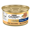 nestle' purina gourmet gatto creations tacchino spinaci pastinaca 85gr (lattina)