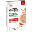gourmet snack gatto puree manzo e pomodoro 5x10gr