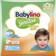 babylino sensitive cotton soft, pannolini taglia 7, extra large plus (