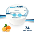 aquasure acqua gelificata edulcorata arancia 24 pezzi da 125 g