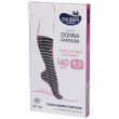 calza sauber donna qskin 140den a righe biscotto nero taglia l/xl 1 pz