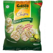 giusto senza glutine chips con olio di oliva snack salato 30 grammi