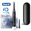 oral-b io6 spazzolino elettrico ricaricabile nero con custodia da viaggio