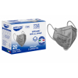 brand italia - airplume ffp2 nr mascherine colore grigio 20 pz bustina