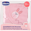 chicco quadrotto spugna rosa 0 mesi+ 1 st