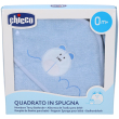 chicco quadrato spugna neonato blu 0+ 1 pz