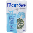 monge supreme adult tonno con quinoa e alghe 80 g mangime