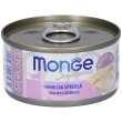 monge supreme tonno con spigola gatti sterilizzati 80 g mangime