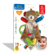 clementoni - lovely bear comforter doudou 0+m