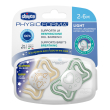 chicco succhietto light lumi silicone 2-6m 2 pezzi