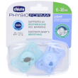 chicco physioforma light succhietto azzurro 6-16 mesi 1 pz succhietti