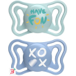 chicco succhietto light azzurro silicone 6-16m 2 pezzi