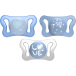 chicco physioforma micrò - succhietto in silicone - azzurro in fantasie assortite