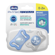 chicco succhietto micro azzurro silicone 2 pezzi 0-2 mesi