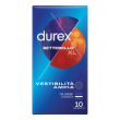 durex - settebello xl - 10 preservativi per comfort superiore