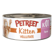 petreet gatto kitten k01 vellutate tonno 60gr (lattina)