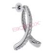 bjt296 orecchini siria 35 mm stainless steel