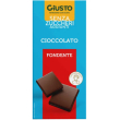 giusto - senza zuccheri aggiunti tavoletta al cioccolato fondente confezione 85 gr (scadenza prodott