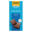 giusto cioccolato al latte senza zuccheri aggiunti 85g