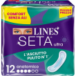 lines seta ultra assorbenti anatomico dwct 12pz