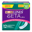 lines seta ultra anatomico - assorbenti flusso abbondante e notte - 12pz