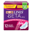 lines seta ultra lady ali - assorbenti flusso abbondanti e notte - 12pz