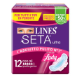 lines seta ultra lady con ali 12 pezzi