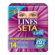 lines seta ultra l'asciutto pulito n°1 lady, 14 pezzi