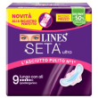 lines seta ultra assorbenti lungo ali dwct 9 pezzi