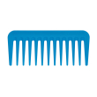 giorgio janeke small super comb turchese fluorescente