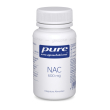 pure encapsulations nac 600mg - integratore mucolitico e antiossidante 30 capsule