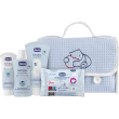 chicco natural sensation baby cosmetic set - kit cosmesi per neonati - azzurro