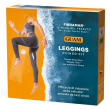 guam - leggings fibramar power fit grigio xs/s, leggings elasticizzati per fitness e allenamento