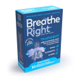 breathe right cerottini nasali trasparenti - strisce nasali invisibili per respirazione libera, soll