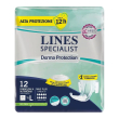 lines specialist derma protection - 12 pannoloni assorbenti a mutandina per incontinenza maxi plus t