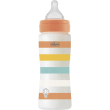 chicco well-being - biberon flusso veloce in plastica 330 ml - arancione