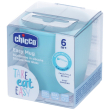 chicco bicchierino silicone azzurro 6 mesi+ 1 pz altro