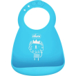chicco bavaglino regolabile in silicone blu