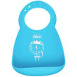 chicco bavaglia silicone azzurro